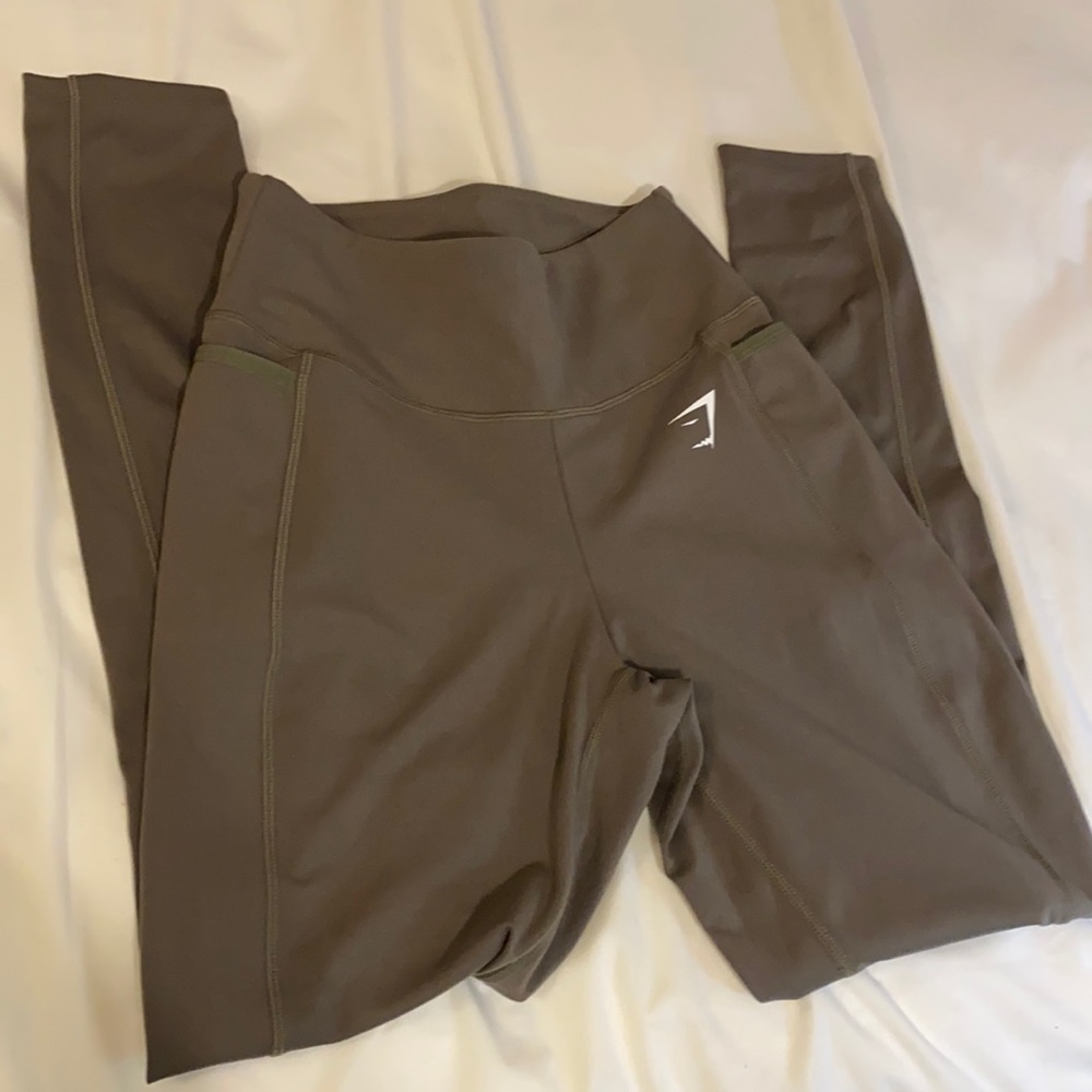 Khaki Dreamy Gymshark super high waisted leggings